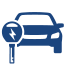 ev with key icon